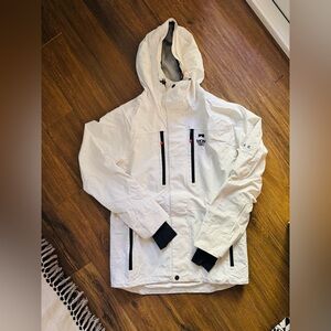 Men's White Montec Fawk Ski/Snowboard Jacket Medium